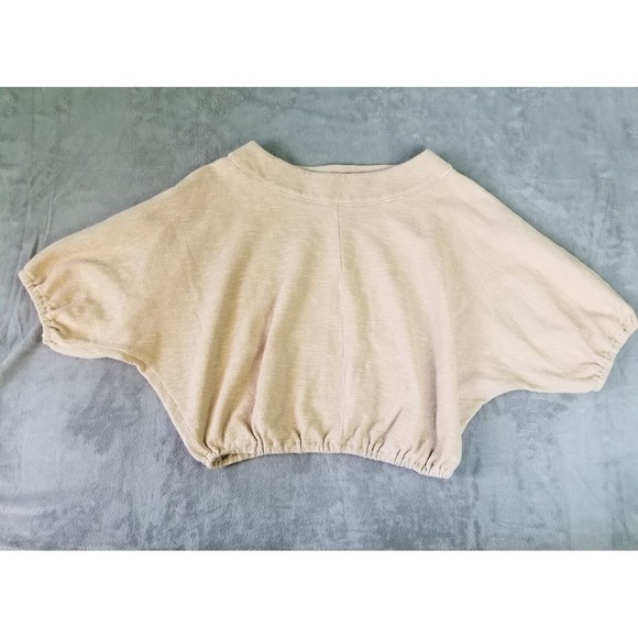 Anthropologie Tamia Cropped Dolman Oversized Top Sweater Womens Size Medium - Picture 1 of 9